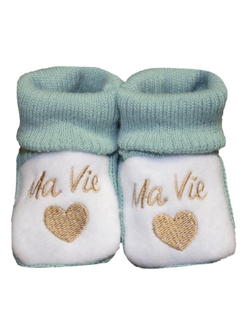 Patucos de bebé "Ma Vie" de LES CHATOUNETS - Kiabi