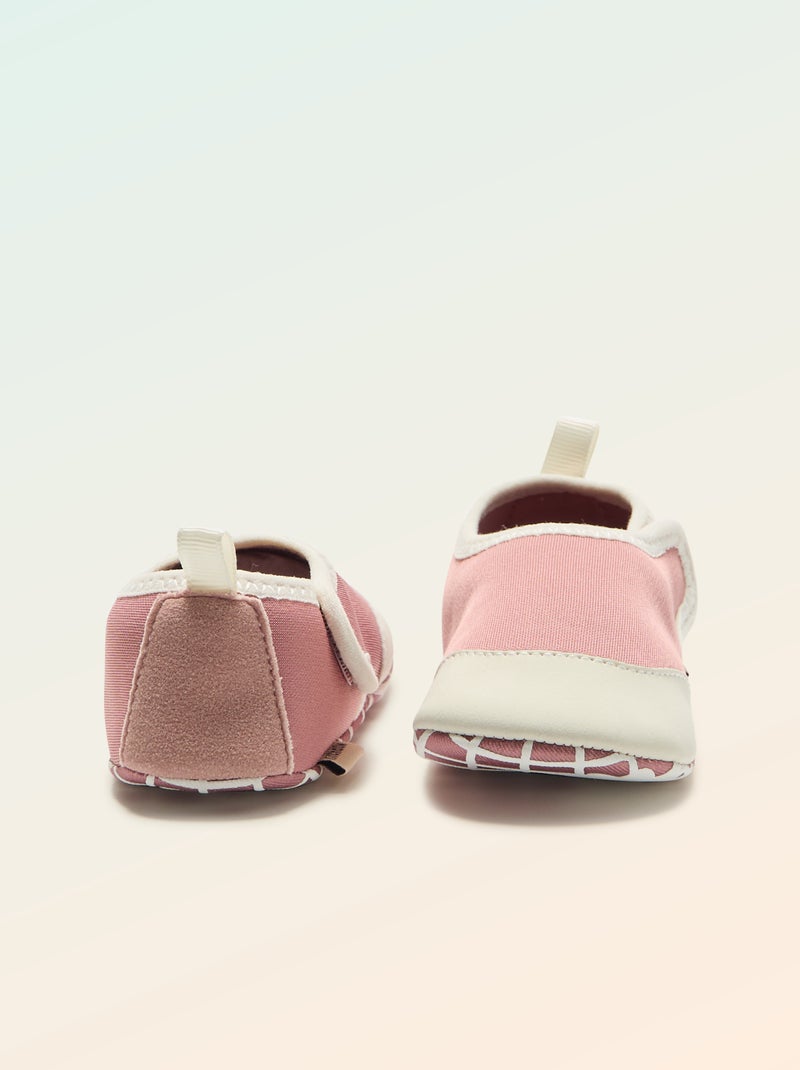 Patucos de motricidad 2 para gatear - Kitchoun Rosa - Kiabi