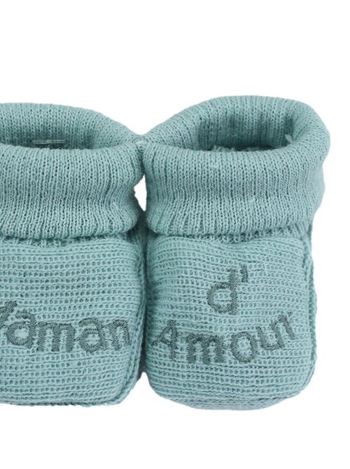 Patucos de nacimiento - mensaje mamá de amor - Kiabi Patucos de nacimiento - mensaje mamá de amor - Kiabi