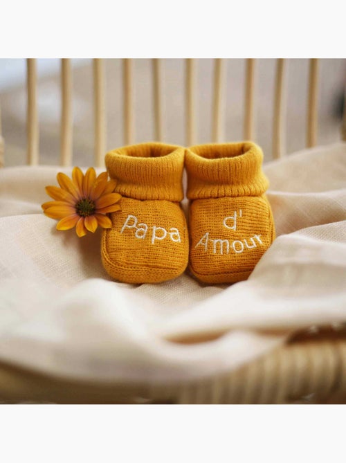 Patucos de nacimiento - mensaje papá de amor - Kiabi Patucos de nacimiento - mensaje papá de amor - Kiabi