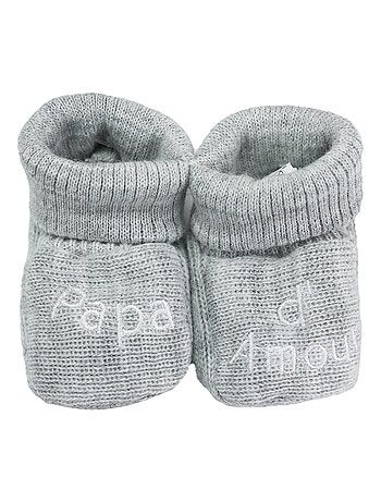 Patucos de nacimiento - mensaje Papá de Amor