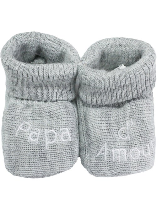 Patucos de nacimiento - mensaje papá de amor - Kiabi Patucos de nacimiento - mensaje papá de amor - Kiabi