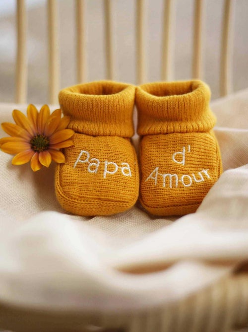 Patucos de nacimiento - mensaje Papá de Amor - Kiabi