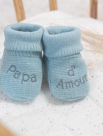 Patucos de nacimiento - mensaje Papá de Amor