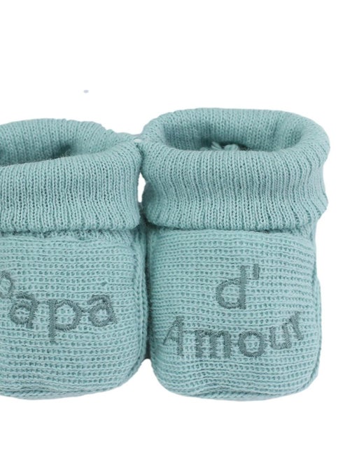 Patucos de nacimiento - mensaje papá de amor - Kiabi Patucos de nacimiento - mensaje papá de amor - Kiabi