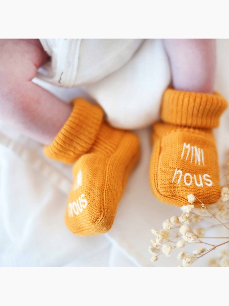 Patucos de nacimiento - mini nous Amarillo dorado - Kiabi