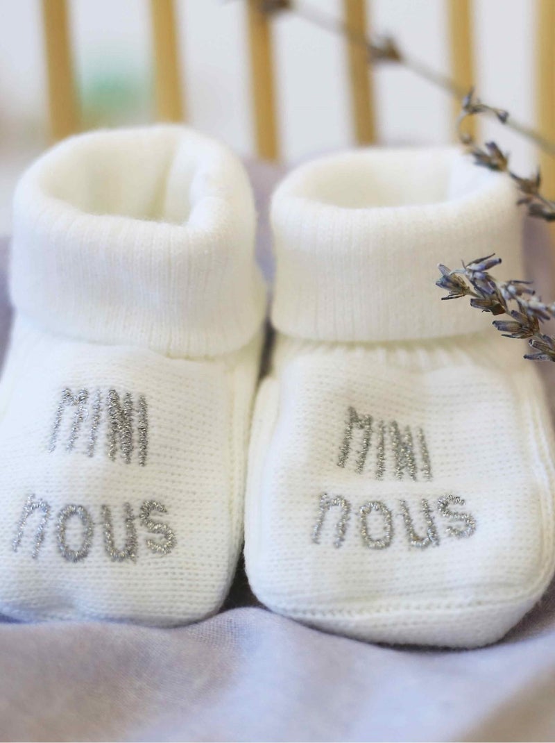 Patucos de nacimiento - Mini Nous Blanco - Kiabi