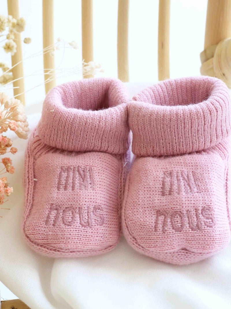 Patucos de nacimiento - mini nous Rosa viejo - Kiabi
