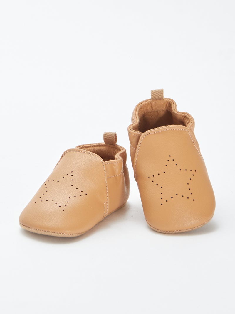 Patucos irisados con estrella MARRON - Kiabi