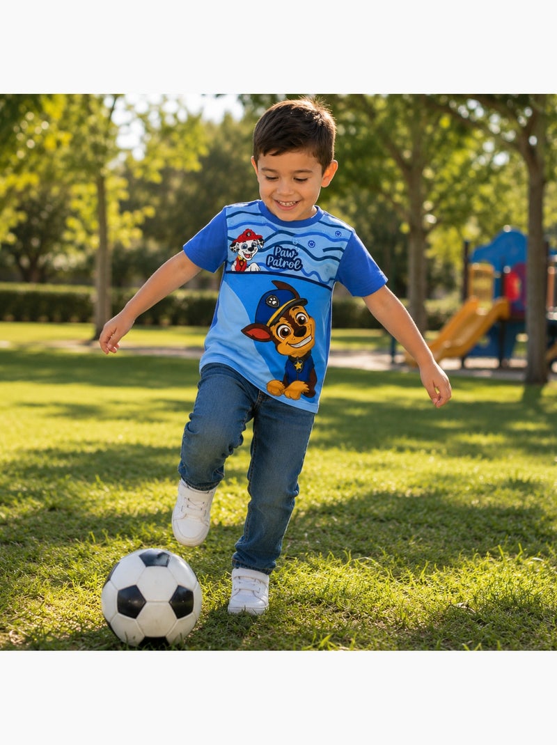 Paw Patrol - Camiseta Azul - Kiabi