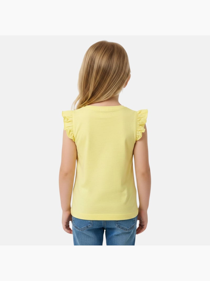 Paw Patrol - Camiseta manga corta niña Amarillo - Kiabi