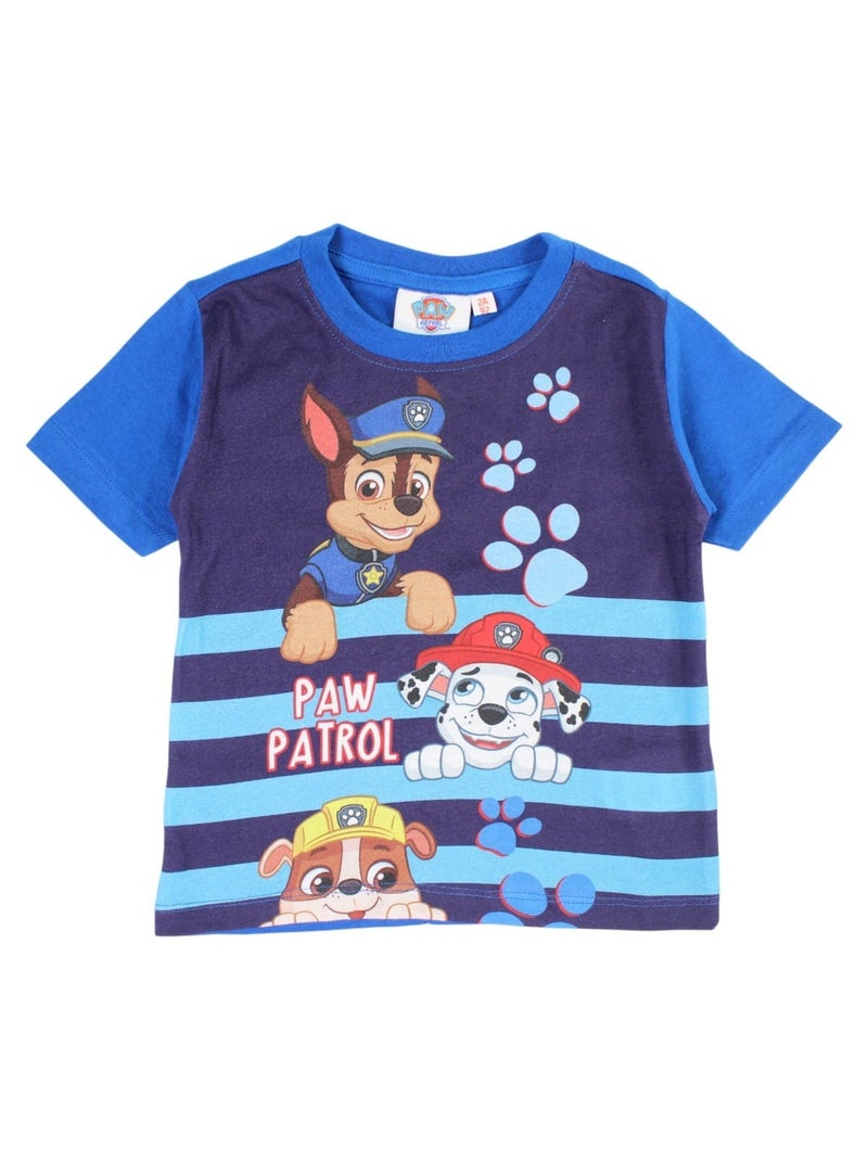 Paw Patrol - Conjunto camiseta y short Azul - Kiabi