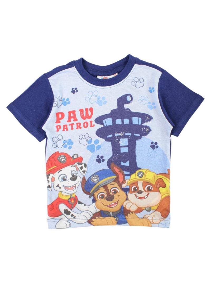 Paw Patrol - Conjunto camiseta y short Azul marino - Kiabi