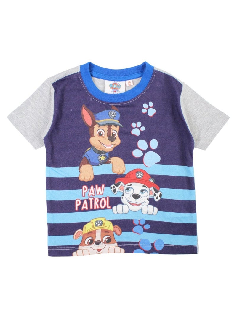 Paw Patrol - Conjunto camiseta y short Azul marino - Kiabi