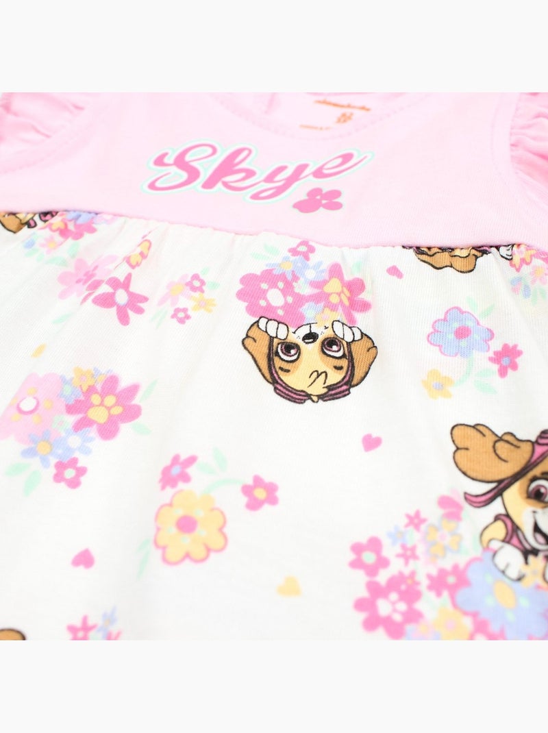Paw Patrol - Conjunto camiseta y short bébé Rosa - Kiabi