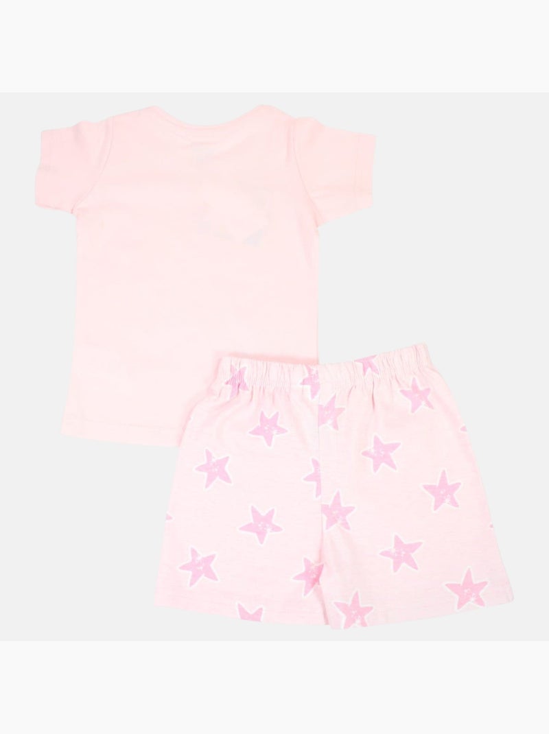 Paw Patrol - Conjunto camiseta y short niña Rosa - Kiabi