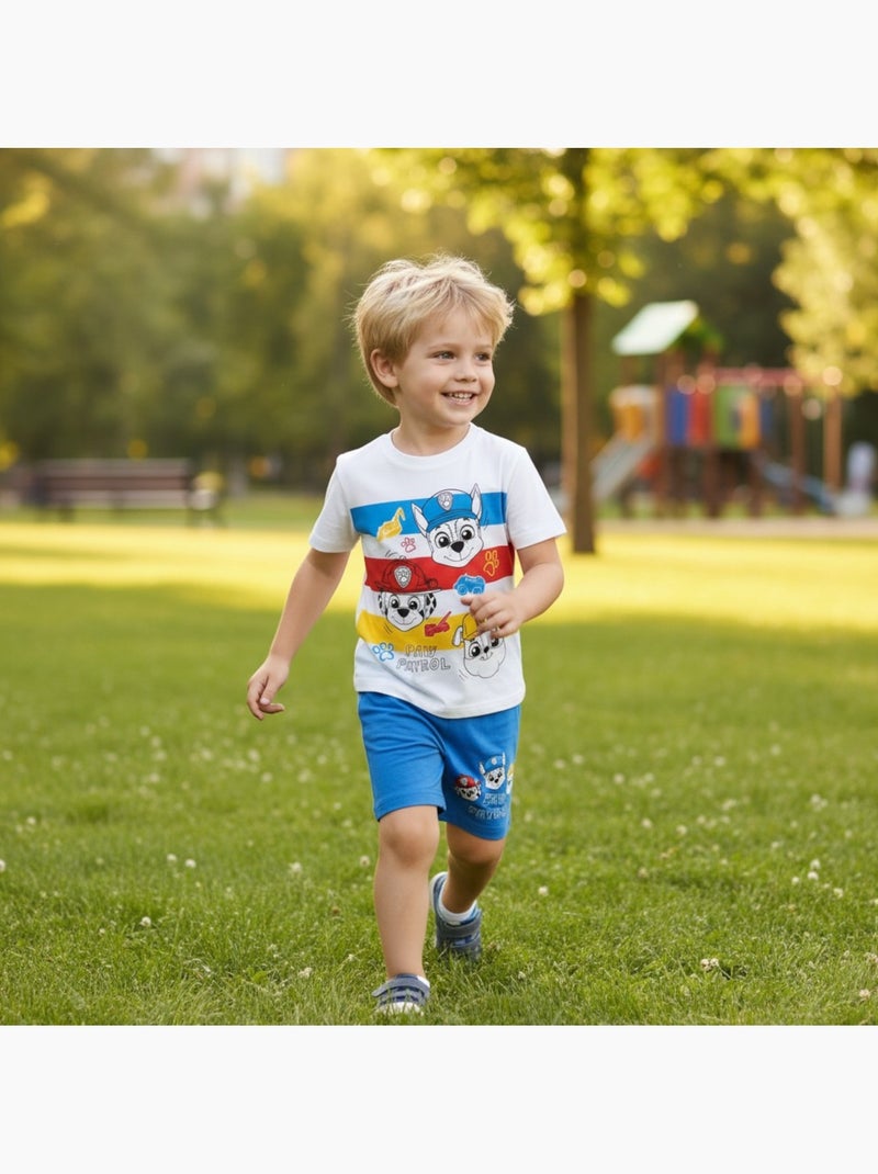 Paw Patrol - Conjunto camiseta y short niño Azul - Kiabi
