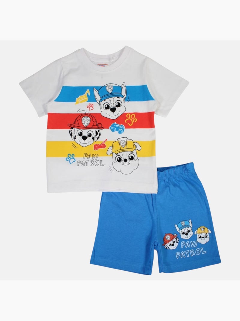 Paw Patrol - Conjunto camiseta y short niño Azul - Kiabi