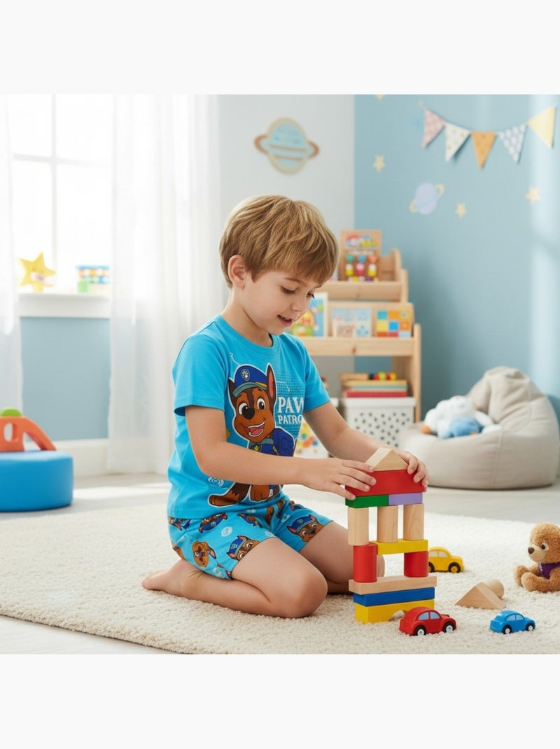 Paw Patrol - Conjunto camiseta y short para niño Azul - Kiabi