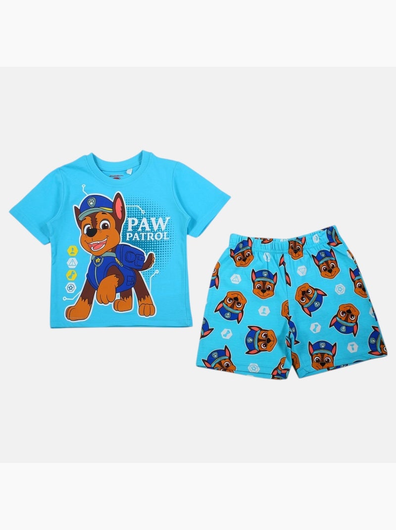 Paw Patrol - Conjunto camiseta y short para niño Azul - Kiabi