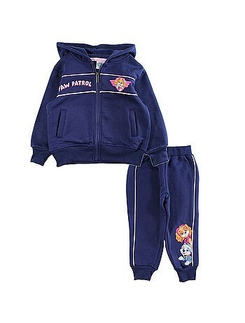 Paw Patrol - Conjunto chaqueta con capucha y pantalón de jogging niña