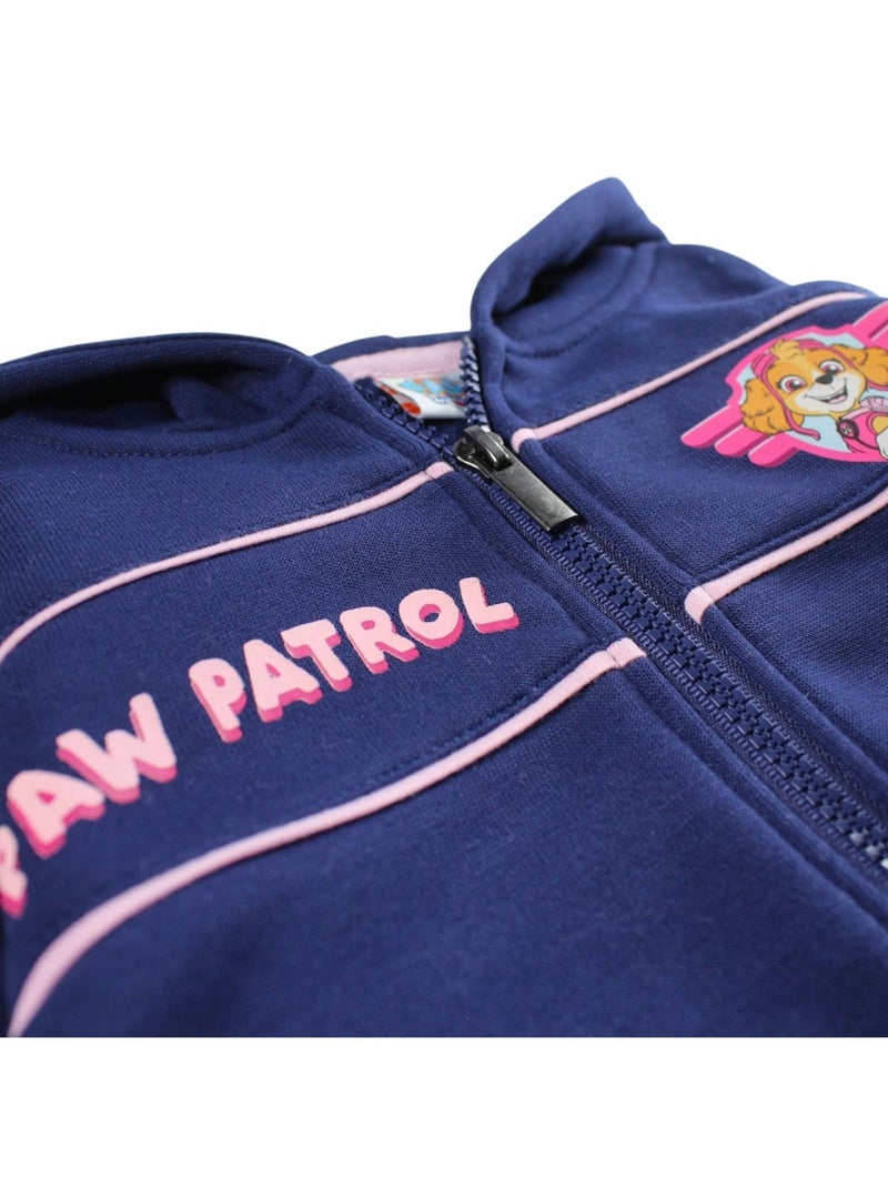 Paw Patrol - Conjunto chaqueta con capucha y pantalón de jogging niña Azul marino - Kiabi