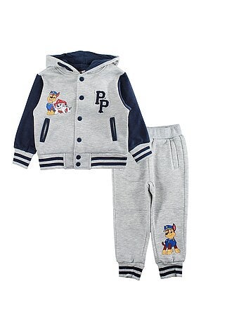Paw Patrol - Conjunto chaqueta con capucha y pantalón jogging niño