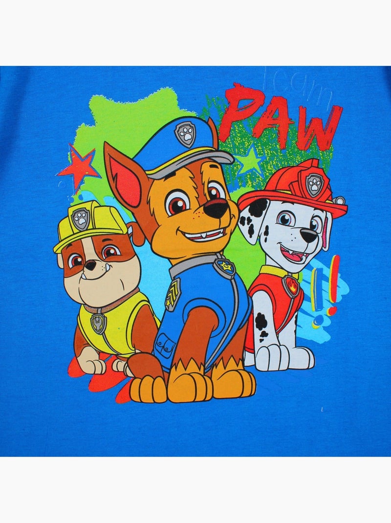 Paw Patrol - Conjunto de camiseta y short para niño Azul - Kiabi