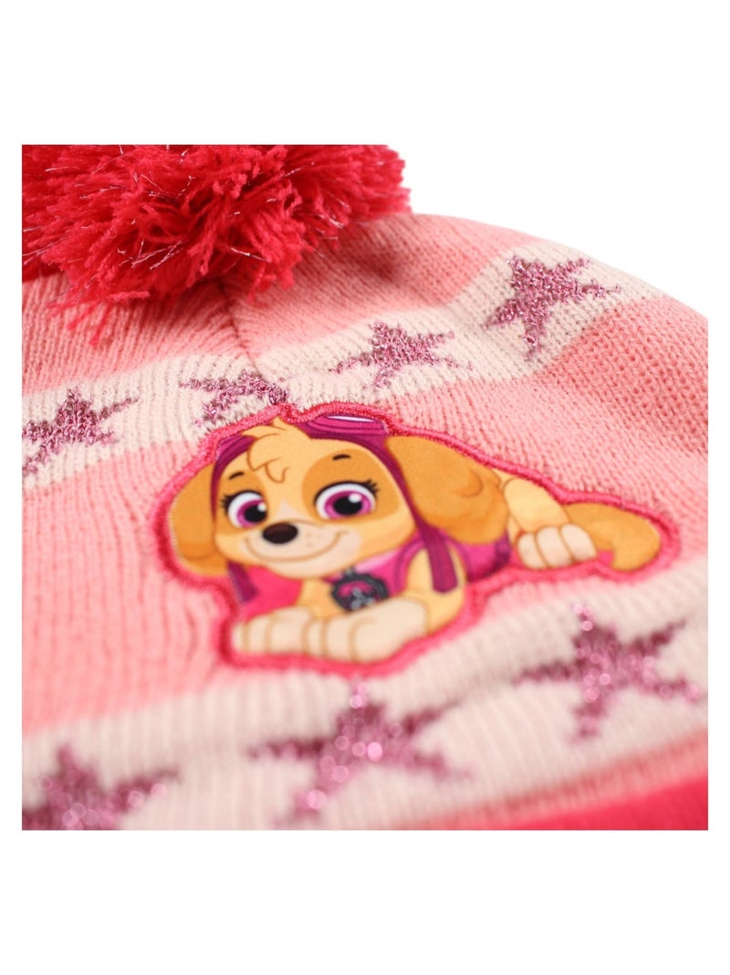 Paw Patrol - Gorro con pompón niña Rosa - Kiabi