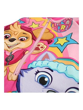 Paw patrol - mono de felpa con cremallera y estampado