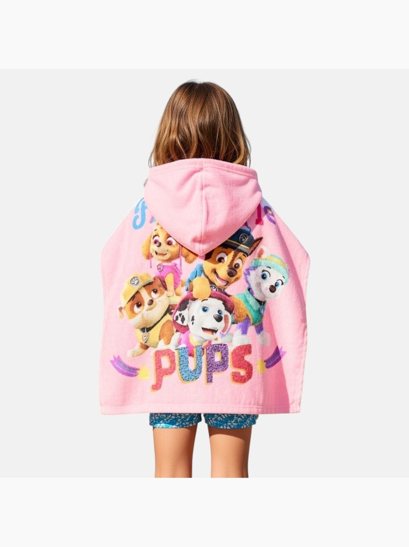 Paw Patrol - Poncho de baño niña Patrulla Canina Rosa - Kiabi