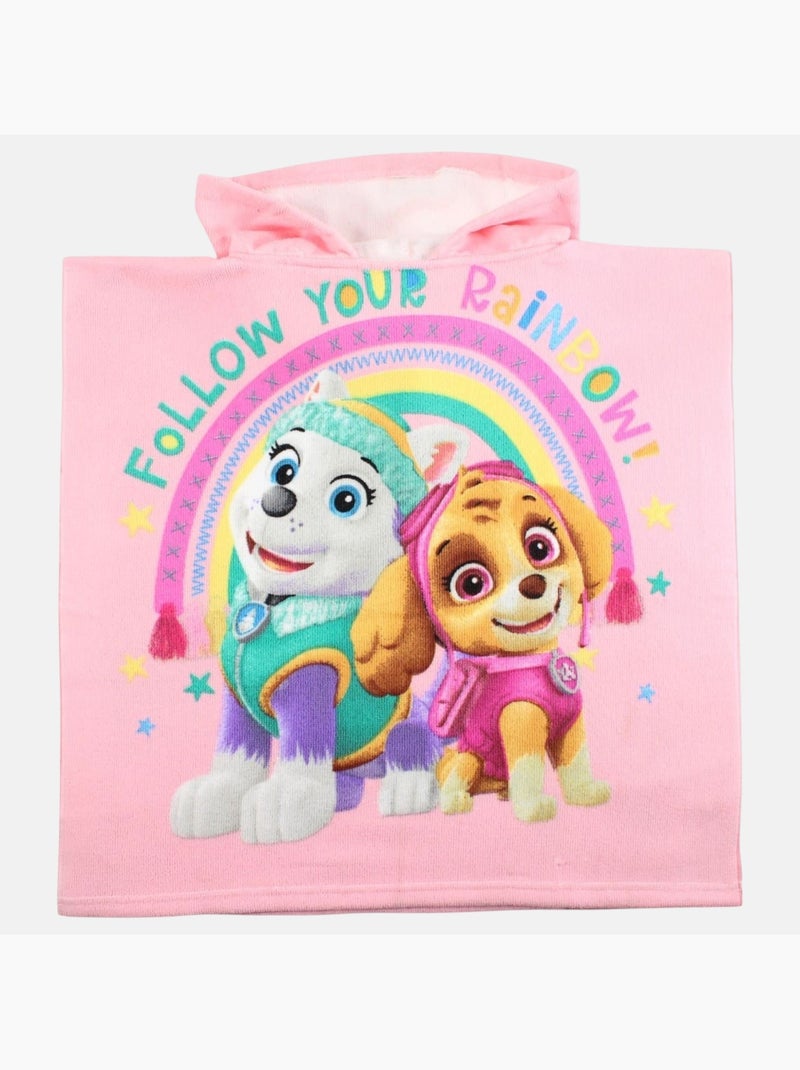 Paw Patrol - Poncho de baño niña Patrulla Canina Rosa - Kiabi