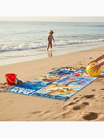 Paw Patrol - Toalla de playa infantil Patrulla Canina