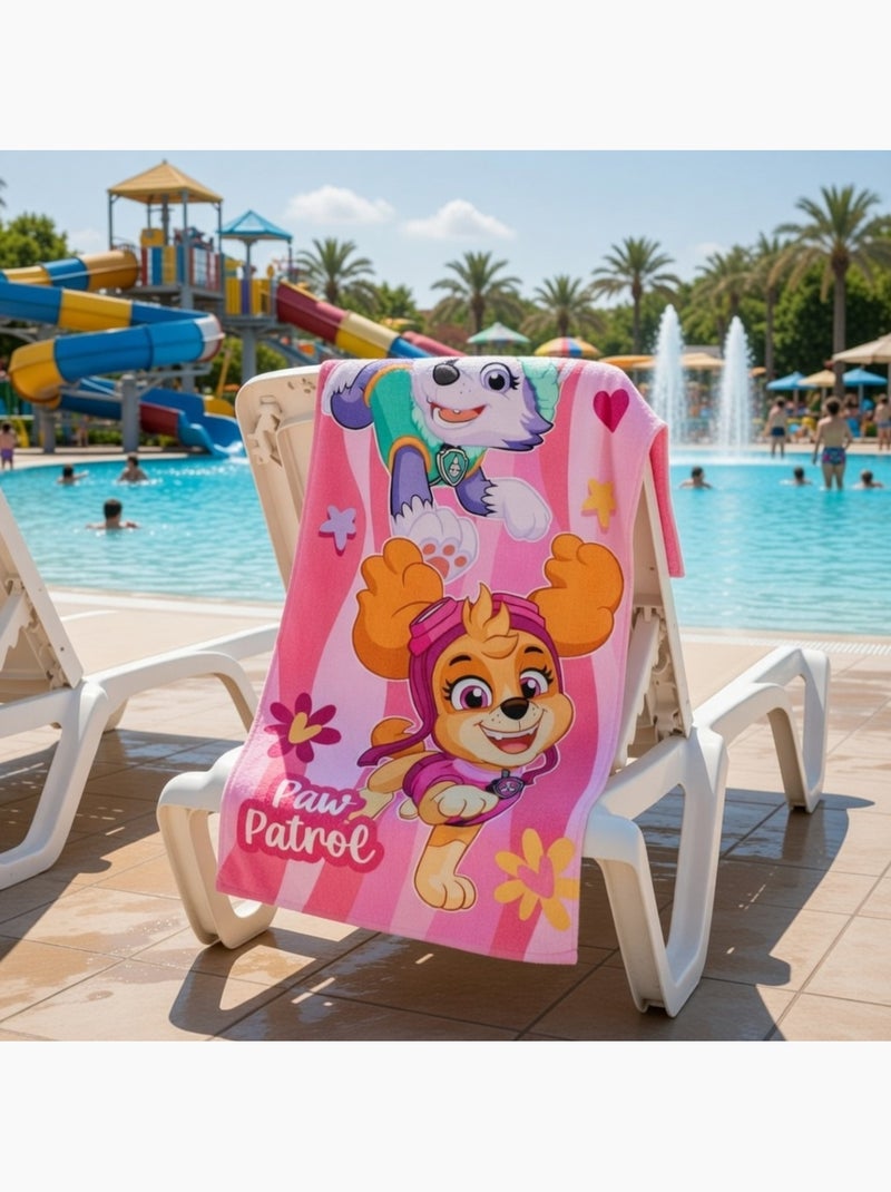 Paw Patrol - Toalla de poliéster Rosa - Kiabi