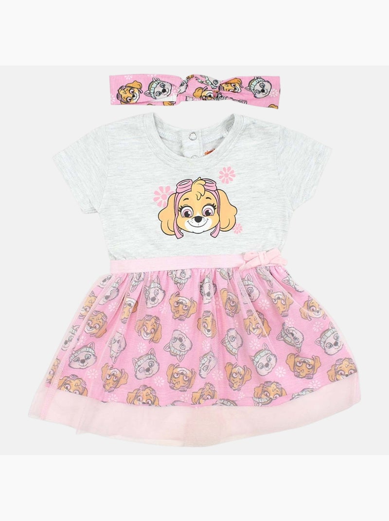 Paw Patrol - Vestido de tul bebé en percha Rosa - Kiabi