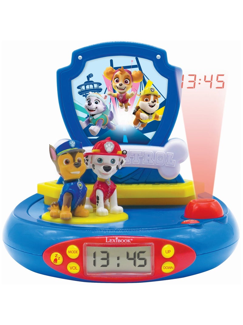 Paw Patrol 3D Chase Reloj proyector con sonidos de superhéroes Azul - Kiabi