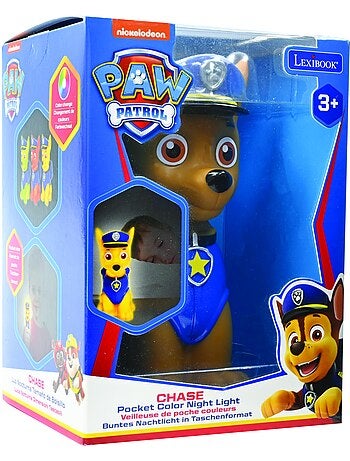 Paw Patrol Chase LED Luz de Noche de Bolsillo Aprox. 13cm