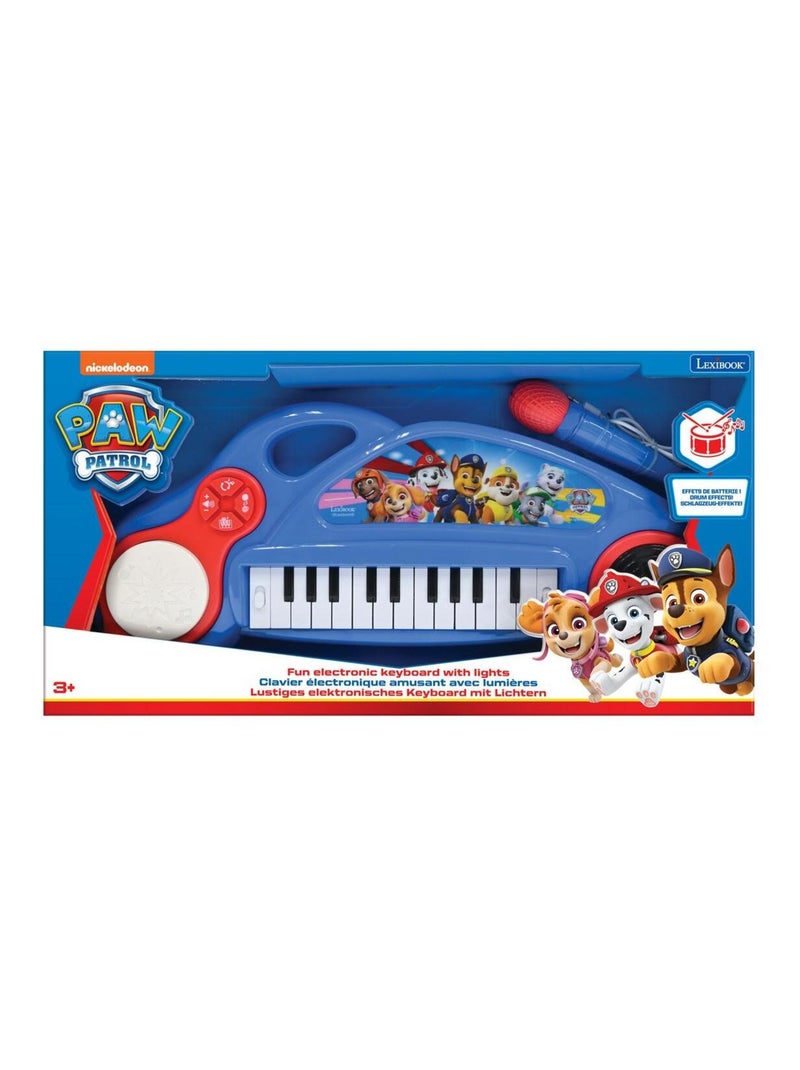 Paw Patrol divertido Teclado electrónico con luces Azul - Kiabi
