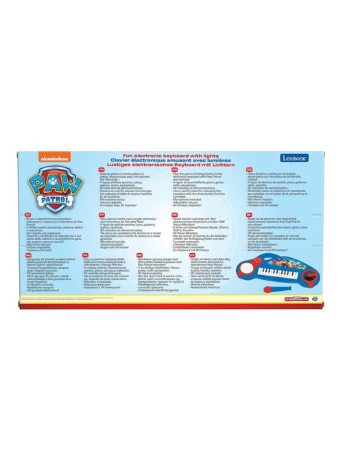 Paw Patrol divertido Teclado electrónico con luces - Kiabi