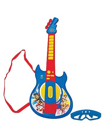 Paw patrol iluminación electrónica guitarrara con micrófono en forma de gafas