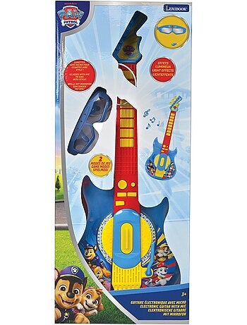 Paw patrol iluminación electrónica guitarrara con micrófono en forma de gafas