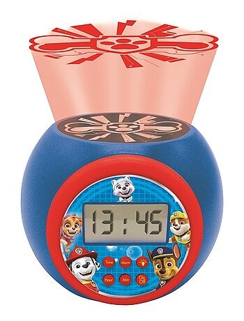 Paw Patrol Reloj despertador con proyector y temporizador