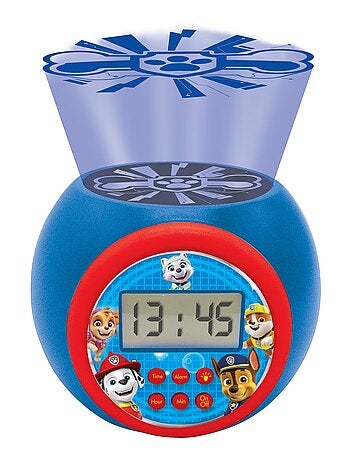 Paw Patrol Reloj despertador con proyector y temporizador