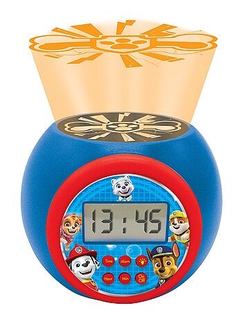 Paw Patrol Reloj despertador con proyector y temporizador