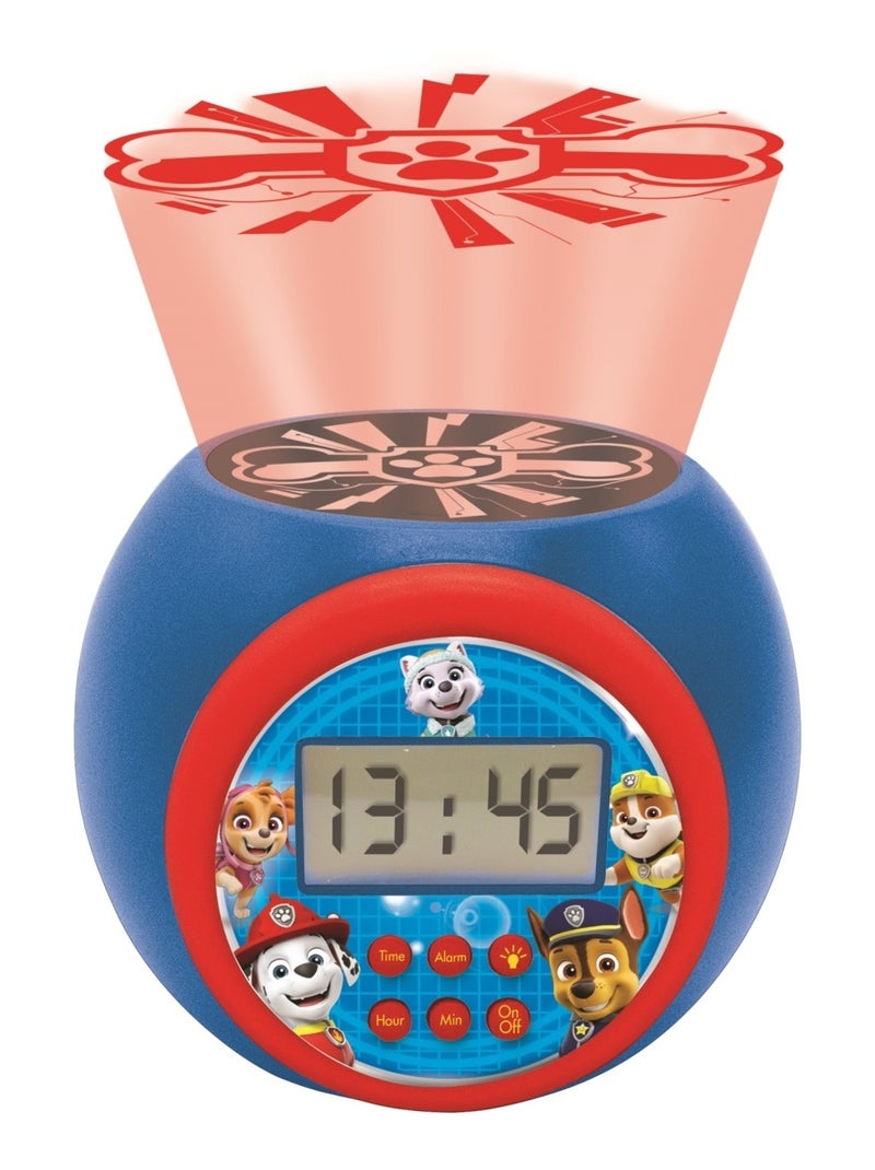 Paw Patrol Reloj despertador con proyector y temporizador Azul - Kiabi