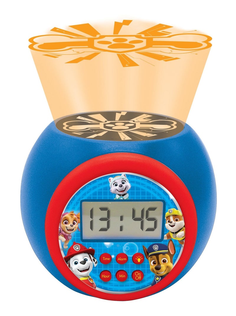 Paw Patrol Reloj despertador con proyector y temporizador Azul - Kiabi