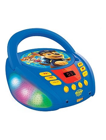 Paw Patrol Reproductor de CD Bluetooth con luces