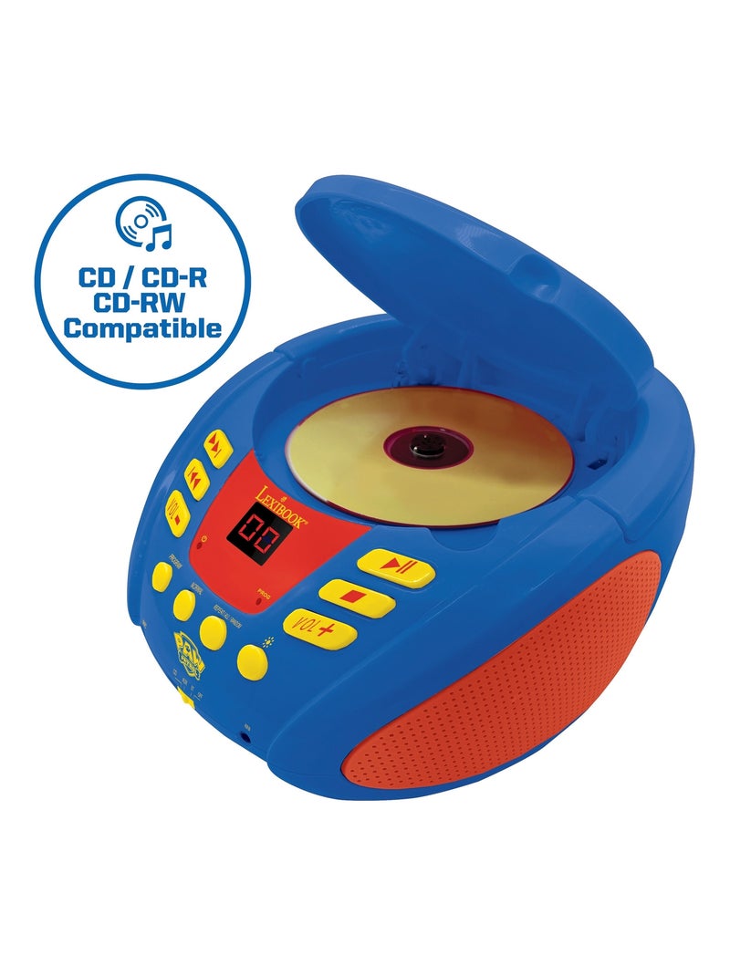 Paw Patrol Reproductor de CD Bluetooth con luces Azul - Kiabi