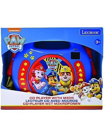 Paw Patrol Reproductor de CD puerto?til con 2 micr?fonos Sing Along