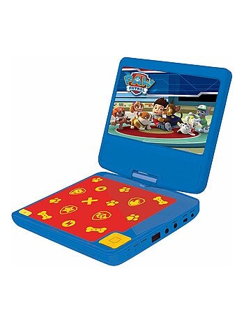 Paw patrol reproductor de dvd puertoátil pantalla giratoria de 7 con puerto usb y auriculares